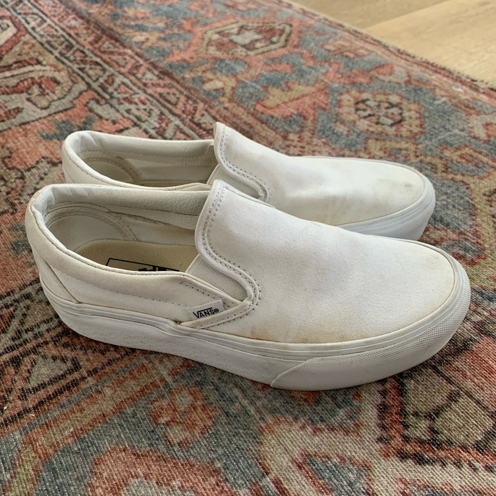 Platform classic slip on vans